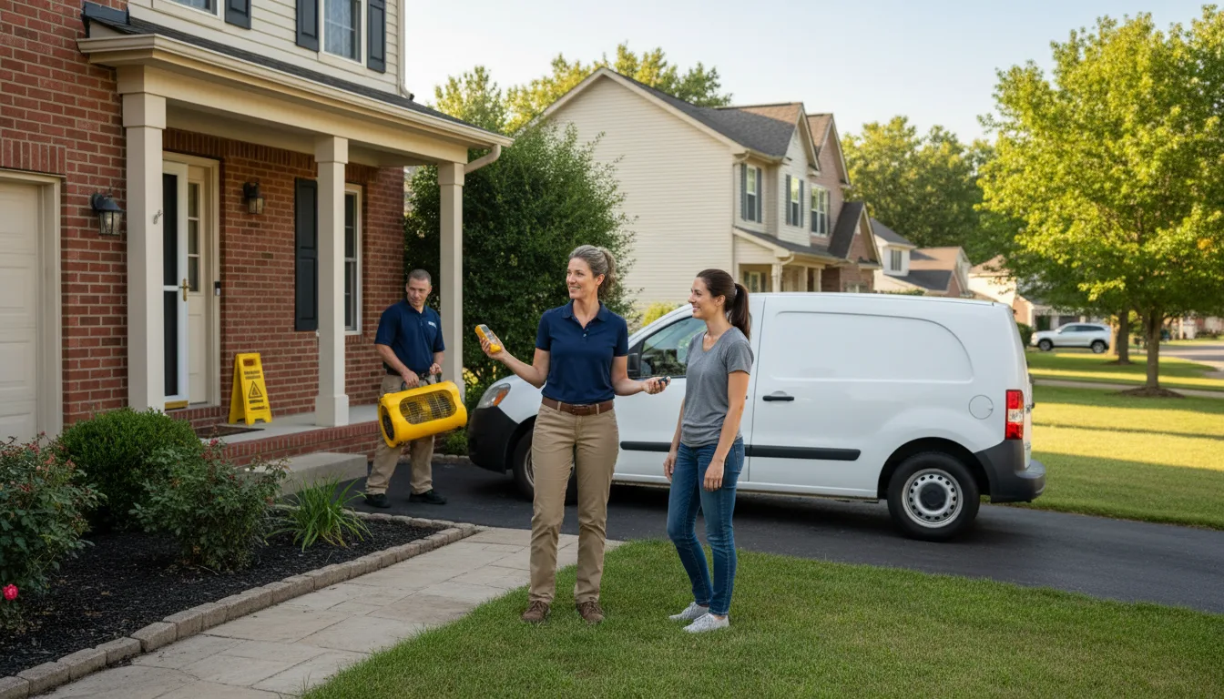 Water restoration image for Home Water Damage Repair in Fairview, OH